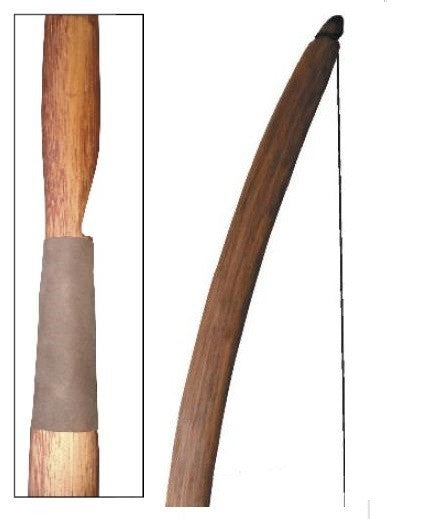 Longbow Rattan 54 pollici, 23 libbre, RH - arco sportivo tradizionale